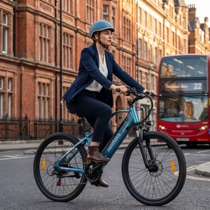 Bicicleta Eléctrica con Cuadro Ajustable, 250W, HillMiles MileTrail 1, Batería de 36V 13Ah, 26 Pulgadas, para Ciudad, Montaña y Senderos, Disponible en la UE - Product Image 1