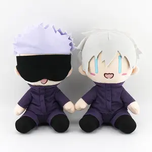 Anime Jujutsu Kaisen Cosplay Itadori Yuji Gojo Fushiguro Inumaki Kugisaki Cartoon PP Cotton Plush Toys Doll