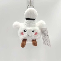 Populaire Sports Personnalisé En Peluche Jouet Mignon Badminton En Peluche Jouets Porte-clés En Peluche Pendentif Poupée Doux En Peluche Jouets Porte-clés pour Sac