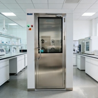 Nouvelle Douche d'Air Modulaire de Haute Qualité pour Salle Blanche |   Douche d'air pour salle blanche personnalisée avec filtre HEPA en acier inoxydable 304 pour laboratoire