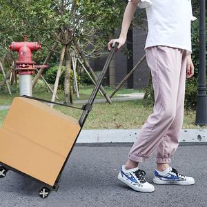 Plateau portable Compact et mini, plate-forme portable légère, 4 roues, chariot à main pliable - Product Image 6