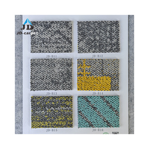 Moquette grise mur à mur, design moderne, pour bureaux commerciaux, hôtels, halls d'entrée, en rouleau. - Product Image 1