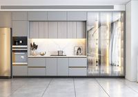 CBMmart – portes de placard en MDF, professionnel en forme de I, en contreplaqué massif complet, armoires modernes pour armoires de cuisine, meubles