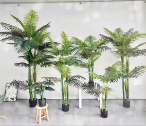 Simulación de plástico de palmera <span class=keywords><strong>tropical</strong></span> <span class=keywords><strong>artificial</strong></span> grande para exteriores resistente a los rayos UV para decoraciones al aire libre - Product Image 3