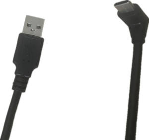 新しい90度角度肘データUSBケーブル高速充電USBタイプC 30/28/26 Awg純粋銅プリンター直角金属コンピューター - Product Image 1