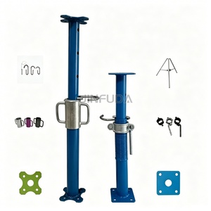 Étai de soutènement <span class=keywords><strong>en</strong></span> acier avec plaques de base carrées, <span class=keywords><strong>en</strong></span> forme de papillon et <span class=keywords><strong>en</strong></span> <span class=keywords><strong>U</strong></span> <span class=keywords><strong>en</strong></span> option, adapté à diverses conditions de construction au sol - Product Image 4