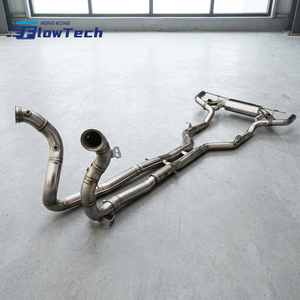 ชุดท่อไอเสียแคทแบคสมรรถนะสูง SS304 สำหรับ Mercedes Benz AMG GT43 GT53 3.0T พร้อมวาล์วควบคุมเสียงและปรับเสียงได้ - Product Image 1