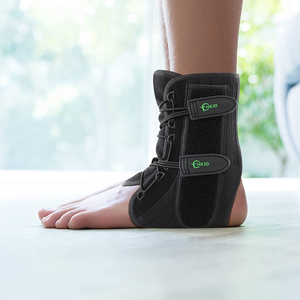 HKJDアンクルスタビライザーラップガード保護整形外科用アンクルブレースサポート調整可能なレースアップアンクルブレース捻挫用 - Product Image 4