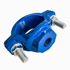 Selles en fonte ductile pour tuyaux en PE/<span class=keywords><strong>PVC</strong></span>, <span class=keywords><strong>selle</strong></span> en fer, <span class=keywords><strong>selle</strong></span> à eau - Product Image 3