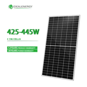 IDEAL 420W 435 Watts 440W 445W Energi Eropa Stok Panel Surya dan Baterai Surya 420W Harga Paletten Semian Stock Kun