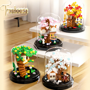 New Architecture Puzzle Plastic Flower <b>Building</b> <b>Blocks</b> Educational Toys Compatible with Logos <b>for</b> Ages 5 to 7 Years - Product Image 1