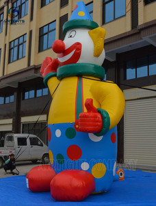 Payaso inflable de circo enorme de 20 pies de altura para publicidad al aire libre - Product Image 2