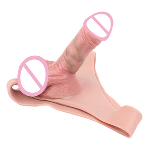 Consolador realista hueco portátil de silicona, pantalones, pene Anal, Sexo Anal, juguete para adultos para <span class=keywords><strong>mujeres</strong></span>, juguetes homosexuales, consoladores realistas para pene - Product Image 2