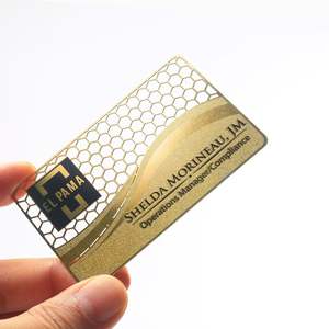 Cartes NFC professionnelles en PVC blanc métallisé, finition or brossé, directement de l'usine - Product Image 5