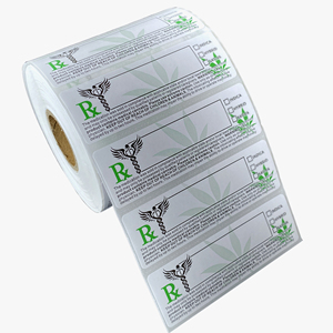 California <span class=keywords><strong>RX</strong></span> cảnh báo nhãn dính tráng giấy in nhãn dán Khiếu Nại - Product Image 3