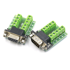 D-Sub Adapter DB9 Male Female To Terminal <b>Block</b> Serial Connector 9 Pin <b>Mounting</b> PCB Board - Product Image 4