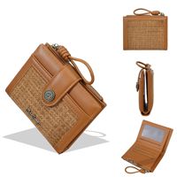 Dompet Wanita Kecil Baellerry High Premium Color Block Zipper, Banyak Slot Kartu