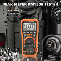 Peak Meter PM1508 Multimeter Digital Genggam Megohmmeter Presisi Tinggi Akurasi Tinggi Penguji Resistansi Isolasi Pengujian IP55