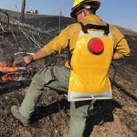 Nouveautés : Pulvérisateur à dos pour la lutte contre les incendies, équipement de lutte contre les incendies à brume d'eau avec sac en PVC pour les incendies forestiers et les opérations de sauvetage