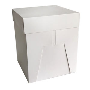 กล่องใส่เค้กสัตว์เลี้ยงทรงสูง10นิ้วกล่องกระดาษฟอยล์แบบพับได้บรรจุภัณฑ์อาหารสำหรับงานแต่งงานงานเลี้ยงวันเกิดงานเฉลิมฉลอง - Product Image 6