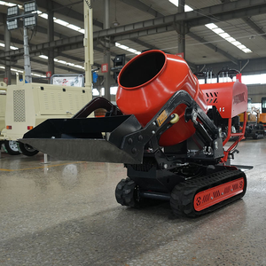 Bétonnière compacte sur chenilles avec tambour auto-chargeur et moteur pour usage en construction - Product Image 6