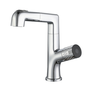 2021 новый стиль Роскошный яркий черный смеситель для раковины в ванную комнату латунный Сенсорный автоматический выдвижной смеситель для раковины - Product Image 6