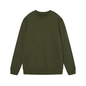<span class=keywords><strong>Sweat</strong></span>-shirt classique uni à manches classiques, col croisé, badges insérés, coupe régulière, style décontracté, automne, pour couple, modèle identique - Product Image 6