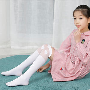 <span class=keywords><strong>Calcetines</strong></span> finos de tubo de rayas horizontales de terciopelo para niñas, <span class=keywords><strong>calcetines</strong></span> deportivos blancos para estudiantes, primavera, verano, graduación, rendimiento de punto - Product Image 4