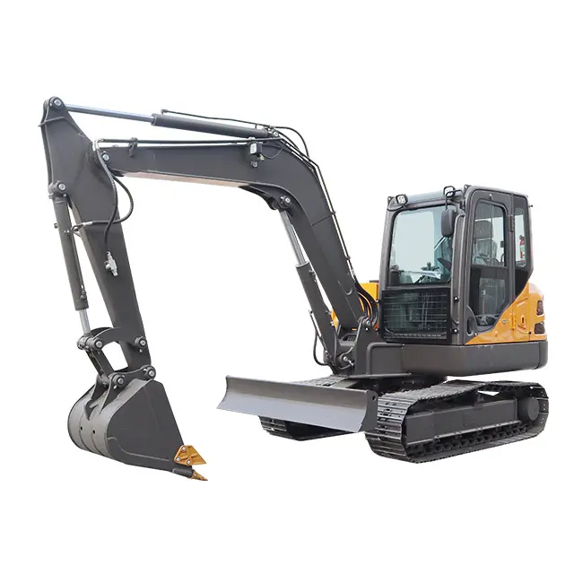 Excavator 6.5Ton Crawler Excavator with Cabin Hydraulic Attachment Matching Epa