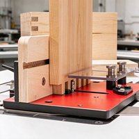 Table de fraisage de précision pour assemblages en joint, Gabarit professionnel pour le travail du bois, Idéal pour les assemblages par emboîtement DIY industriels, Indexation en aluminium 1/4"-1/2"