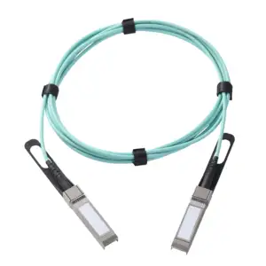 Kabel optik aktif OM3, kompatibel dengan 10G SFP + Ke SFP + AOC 1M 5M 10M SFP + Transceiver kabel serat optik aktif