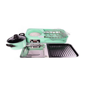 Snelle Levering Rookloze Elektrische Bakplaat En Grill Multifunctionele Elektrische Hete Pot Bakplaat 2 In 1 Elektrische Bakplaat & Grill - Product Image 6