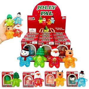 Juguetes Sensoriales de Compresión de Navidad: Papá Noel, Muñeco de Nieve, Árbol de Navidad y Reno, de Lenta Recuperación, para Rellenar Bolsas de Regalo - Product Image 2