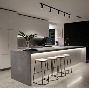 CBMmart Modern Water-Resistant Solid Wood With MDF Wood American <strong>Kitchen</strong> <strong>Cabinet</strong> Full Complete <strong>Set</strong> For House Renovation - Product Image 1