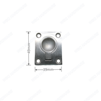 Poignée carrée moderne en acier inoxydable à bas prix pour armoire, tiroir, salle de bain, entrepôt, hôtel, maison, cuisine, commode, chambre, extérieur