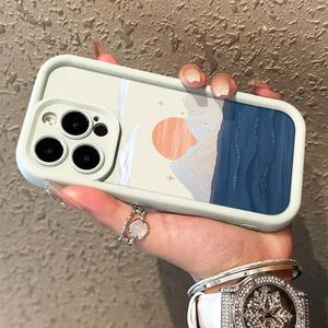 Coque <span class=keywords><strong>de</strong></span> téléphone tendance <span class=keywords><strong>Coucher</strong></span> <span class=keywords><strong>de</strong></span> <span class=keywords><strong>soleil</strong></span> <span class=keywords><strong>sur</strong></span> <span class=keywords><strong>la</strong></span> <span class=keywords><strong>mer</strong></span> pour iPhone 16 15 Pro Max 14 13 12, couleur bonbon, givrée, accessoires mobiles, coque arrière - Product Image 3