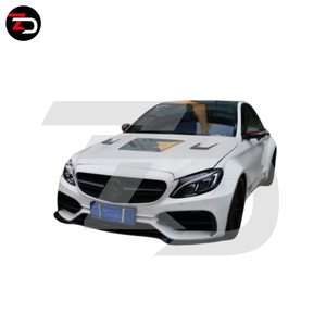 Kit Carrozzeria Stile Largo PD per <span class=keywords><strong>Mercedes</strong></span> Classe <span class=keywords><strong>C</strong></span> <span class=keywords><strong>W205</strong></span> Coupé C63 C200 C300 con Cofano in Vetro, Grande Successo 2016-2019 - Product Image 2