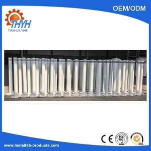 Ограждающий столбик из углеродистой стали с сертификатом ISO 9001, с белым порошковым покрытием, производство Шаньдун - Product Image 6