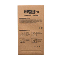 Protecteur d'écran de téléphone personnalisé boîte d'emballage kraft papier d'emballage en verre trempé pour téléphone portable au détail boîte cadeau Envop