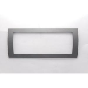 Bticino 331233.0 Sfera Frame 3 modules, finition aluminium, chaise d'attente commerciale - Fabriqué en Italie - Product Image 1