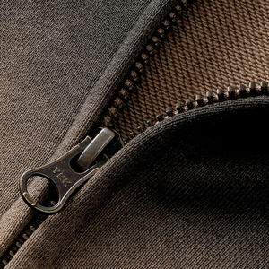 Sweat-shirt à capuche pour <span class=keywords><strong>homme</strong></span>, tendance rétro, de haute qualité, très vendu, lourd, double fermeture éclair, grande taille, version automne - Product Image 4