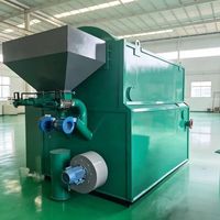 Caldera de Agua Caliente de Biomasa Horizontal Automática, Calentador de Agua Industrial para Hoteles, Alimentado con Carbón y Leña