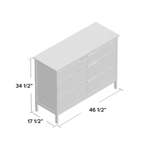 Haute Qualité Moderne <span class=keywords><strong>Pas</strong></span> <span class=keywords><strong>Cher</strong></span> Commode Commode 6 Tiroirs - Product Image 4