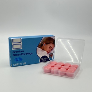 Bouchons d'oreilles en silicone <span class=keywords><strong>anti</strong></span>-bruit souples moulables 32db pour dormir bouchons d'<span class=keywords><strong>oreille</strong></span> réutilisables en cire antibruit - Product Image 3