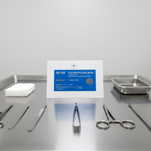 โรงงานมาตรฐาน ISO13485 ผลิตตาข่ายโพลีโพรพิลีนทางการแพทย์สำหรับซ่อมแซมไส้เลื่อน - Product Image 1