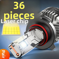 HADUDU 200W 48000LM Phare de voiture à LED super lumineux H1 H3 H4 H7 LED Light H8 H11 9005 9006 9012 880 881 Ampoules LED pour auto
