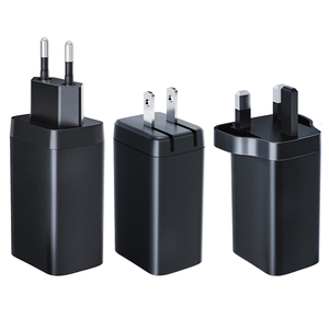 เครื่องชาร์จ USB-C Gan ขนาดกะทัดรัด65W ที่ชาร์จติดผนัง3พอร์ตพร้อมปลั๊กพับได้สำหรับ <span class=keywords><strong>Mcbook</strong></span> <span class=keywords><strong>Pro</strong></span>/ Air โทรศัพท์และอื่นๆ - Product Image 6