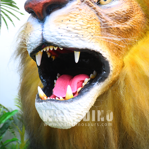 シリコンロボットアニマトロニック屋外金属動物彫刻ライオン彫刻アニメモデル像 - Product Image 5