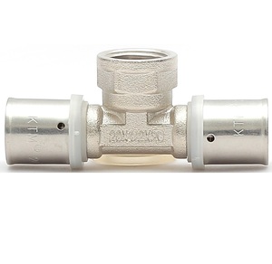 Raccord coudé à sertir Ø26 × Ø26 pour PEX-AL-PEX |   Raccord en laiton haute pression |   THS Thermostyle ® - Product Image 2