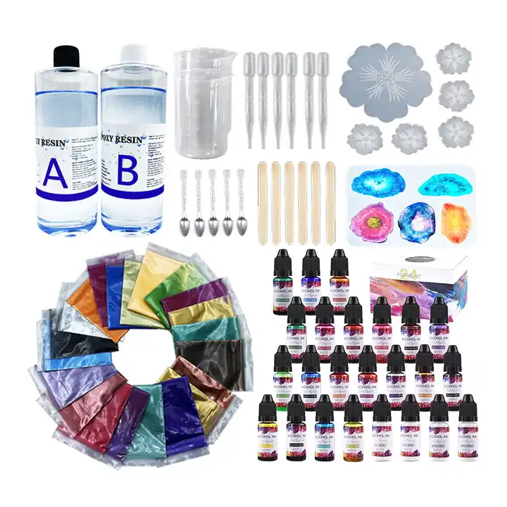 Pigments Resin 12 Colors, Resin Molds Accessories